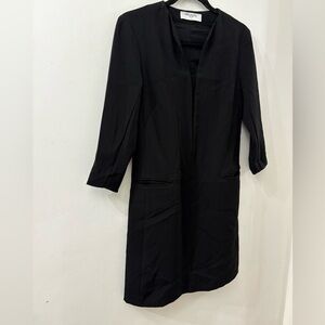 MM Lafleur Classic Black 3/4 Sleeve Dress - women’s size 2 - front pockets